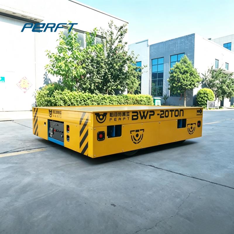 20-Ton Battery-Powered Trackless Electric Transfer Cart for Heavy Industrial Transportation